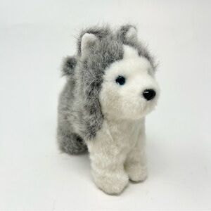 American Girl Pepper Siberian Husky Dog Gray and White Plush Toy Collectible